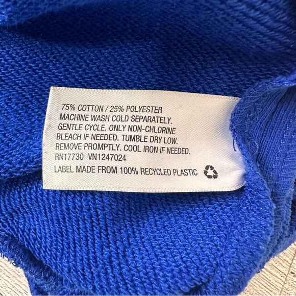 Hunter Target Collab Royal Blue Hooded Romper Women's Small Beachy Pockets M - Picture 5 of 13